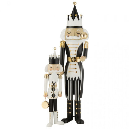 Notenkraker Zwart/Wit H166cm J-Line