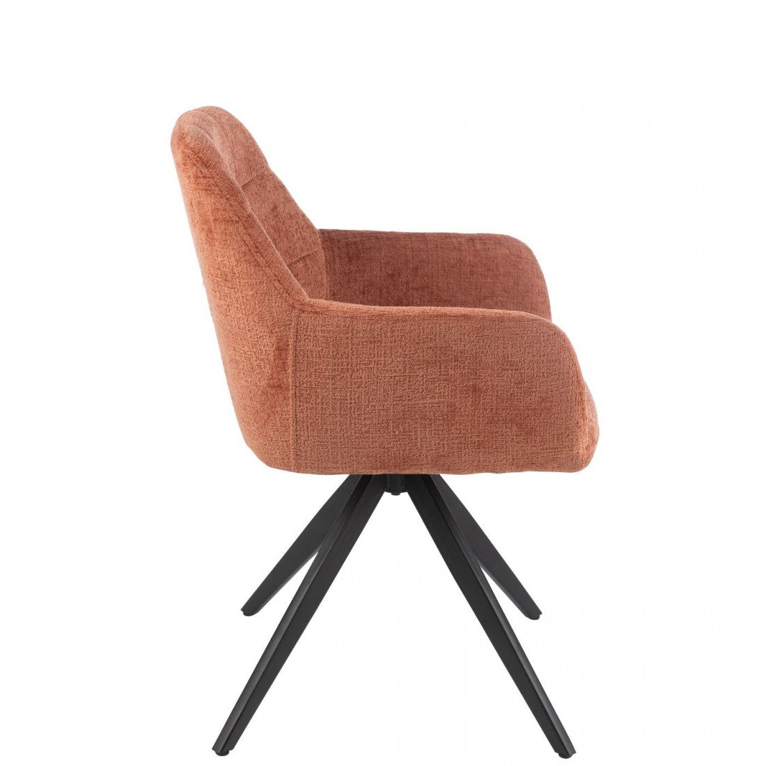 Stoel Louna Ijzer/Acryl Peche J-Line