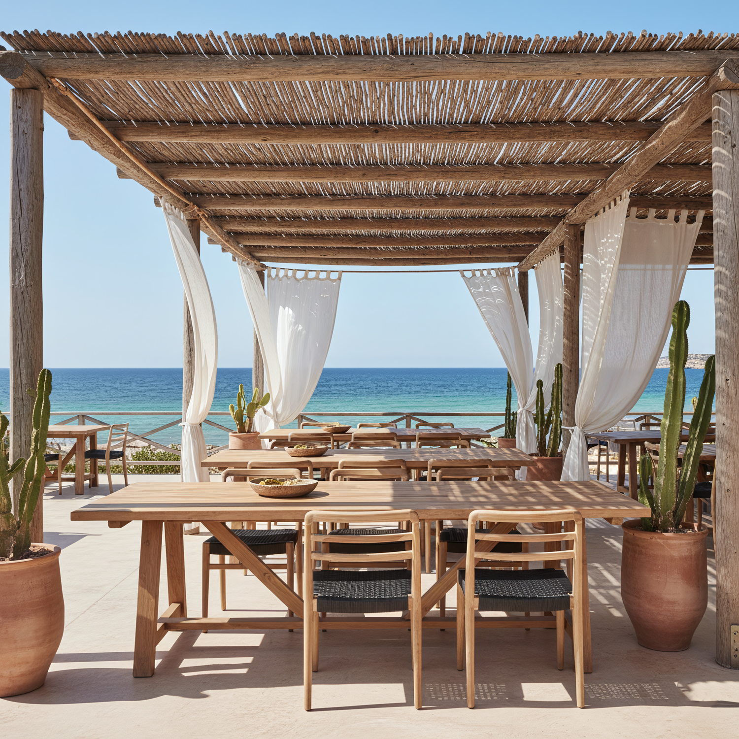 Tuintafel Soleado 240cm FSC Gerecycled Teakhout Raw Materials