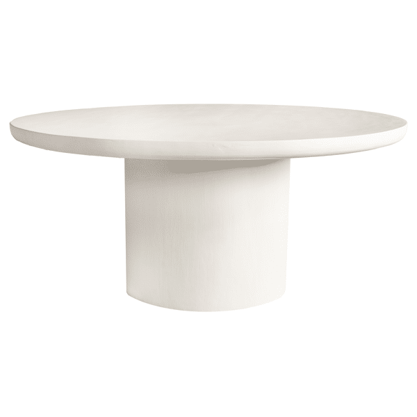 PIASTRO - Tafel - Kalkpleister - DIA 150 x H 68 cm - gebroken wit Pomax