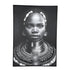 Romaan Black Polyester Painting Woman Large PTMD - Schilderij - PTMD - livinglovely.nl