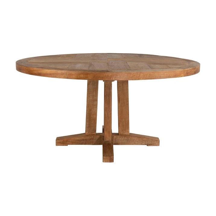 Classic Castello eettafel naturel teak bovenaanzicht