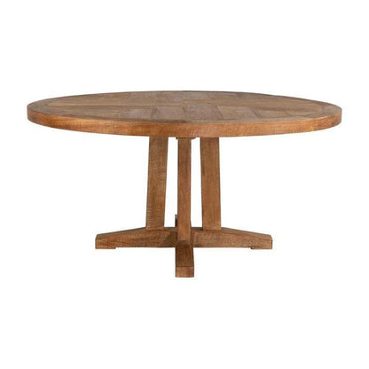 Classic Castello eettafel naturel teak bovenaanzicht