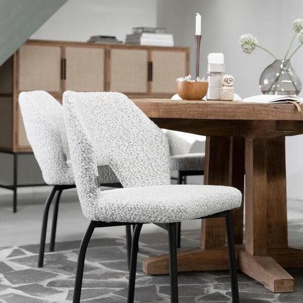 Castello eettafel Ø160cm met kruisvoet sfeerbeeld DTP Home