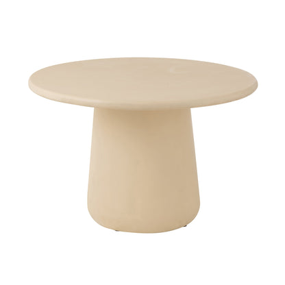 Ronde Eetkamertafel Ram Beige Ø118cm J-Line