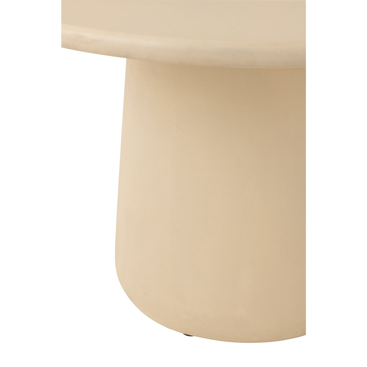 Ronde Eetkamertafel Ram Beige Ø118cm J-Line