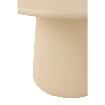 Ronde Eetkamertafel Ram Beige Ø118cm J-Line
