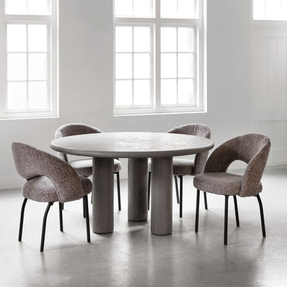 Mortex eettafel Clio Dusk gedekt met servies DTP Home