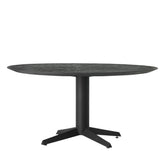 Ronde eetkamertafel Soho Mortex zwart Ø150cm DTP Home