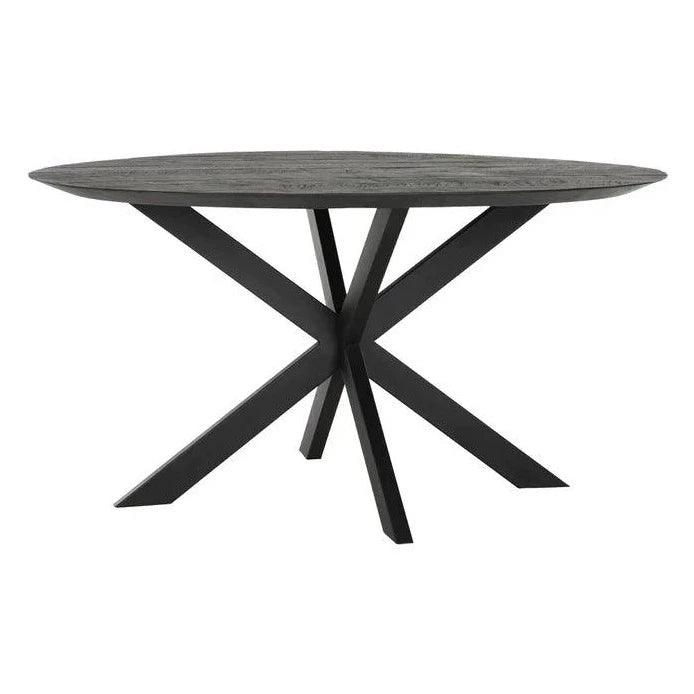 Ronde eetkamertafel Timeless Black Shape zwart 130cm DTP Home