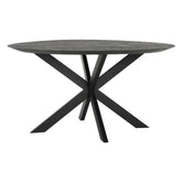 Ronde eetkamertafel Timeless Black Shape zwart 130cm DTP Home