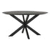 Ronde eetkamertafel Timeless Black Shape zwart 130cm DTP Home