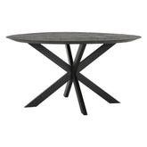Ronde eetkamertafel Timeless Black Shape zwart 150cm DTP Home