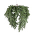 Rosamond kersthanger van PTMD in groen met verlichting, 60x60x80 cm hangende krans