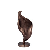 Roweyda Bronze alu statue shell shaped Small PTMD - Beeld - PTMD - livinglovely.nl