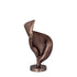 Roweyda Bronze alu statue shell shaped Small PTMD - Beeld - PTMD - livinglovely.nl