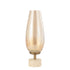 Sajeth Brass luster glass stormlight on base L PTMD - Kandelaar - PTMD - livinglovely.nl