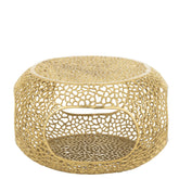 Salontafel Aluminium Goudkleurig Small J-Line - Salontafel - J-Line - livinglovely.nl