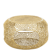 Salontafel Aluminium Goudkleurig Small J-Line - Salontafel - J-Line - livinglovely.nl