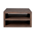 Salontafel Brussel Mangohout Bruin 80cm van Starfurn met vierkant blad