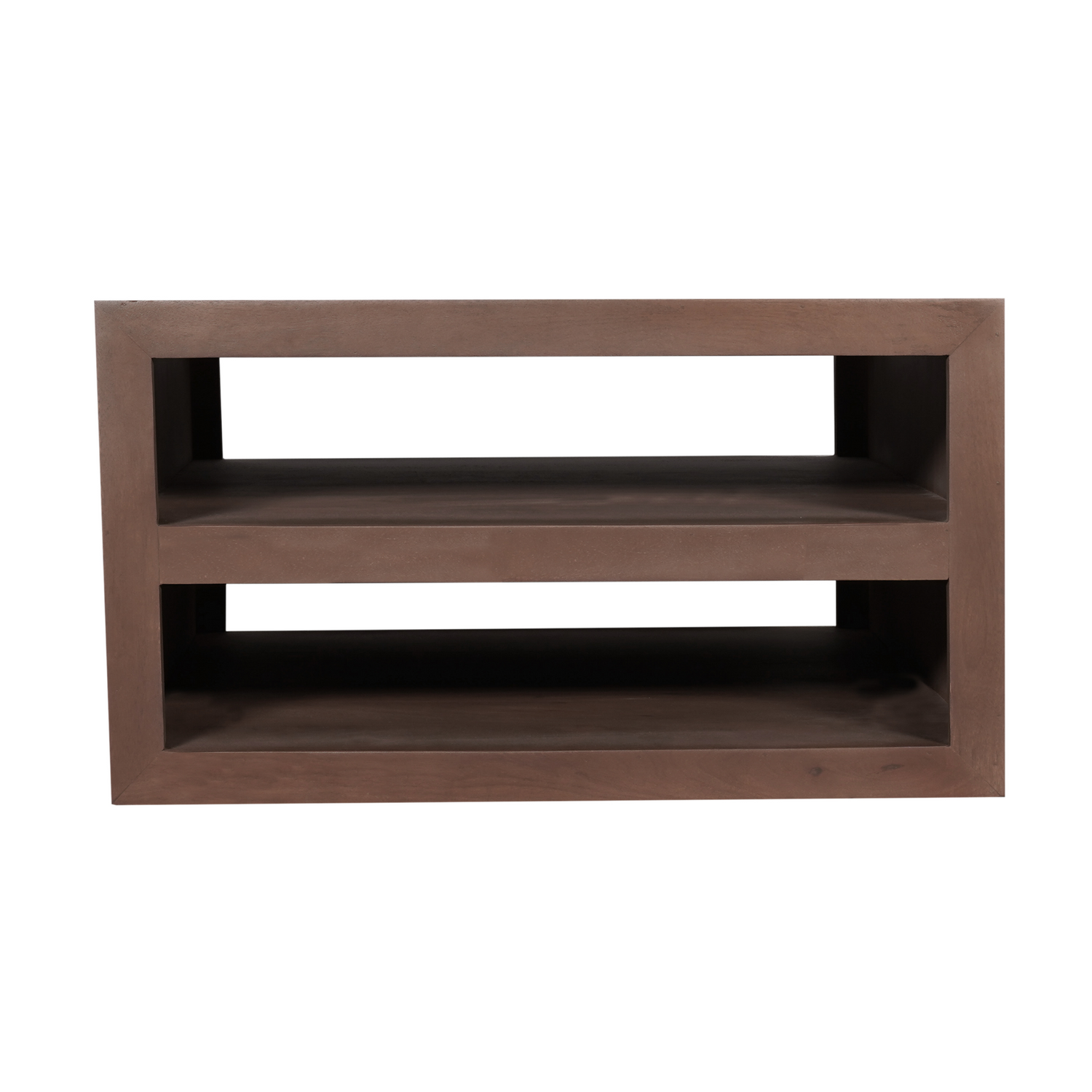 Salontafel Brussel Walnoot van Starfurn, 45 cm hoog met stevige houten poten