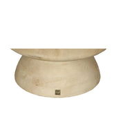 Salontafel Callain Natural Mango Wood Marble Top PTMD - Salontafel - PTMD - livinglovely.nl