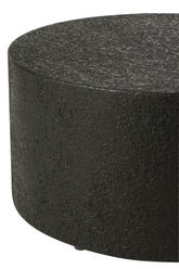 Salontafel Cilinder Mdf Zwart J-Line - Salontafel - J-Line - livinglovely.nl