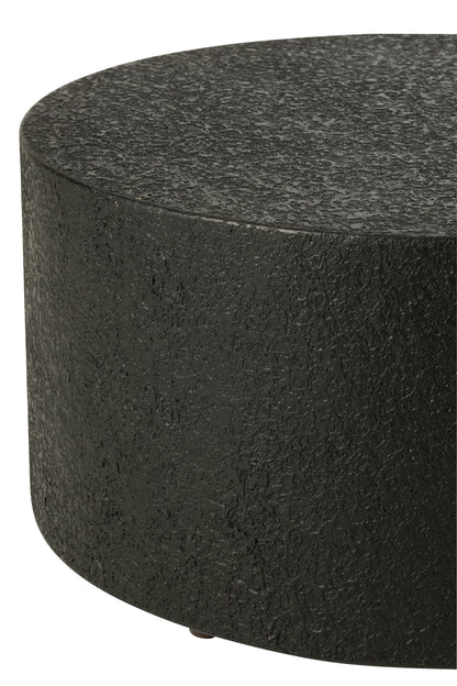 Salontafel Cilinder Mdf Zwart J-Line - Salontafel - J-Line - livinglovely.nl