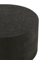 Salontafel Cilinder Mdf Zwart J-Line - Salontafel - J-Line - livinglovely.nl