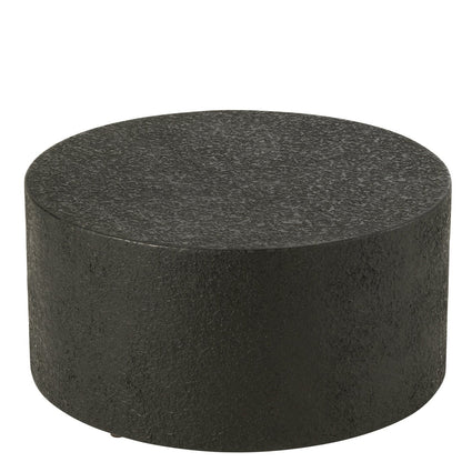 Salontafel Cilinder Mdf Zwart J-Line - Salontafel - J-Line - livinglovely.nl