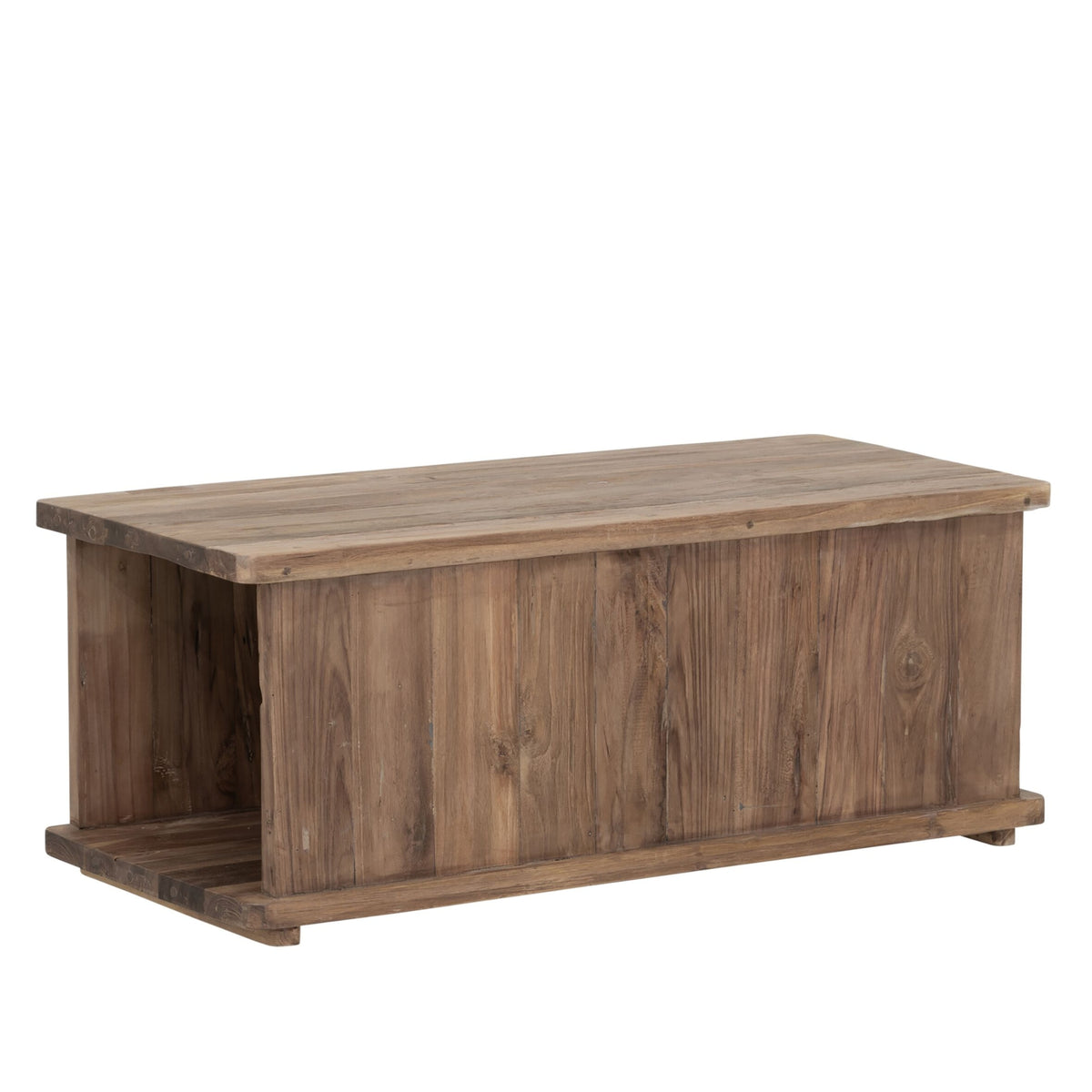 Salontafel Corso 90cm van rustiek teakhout in naturel van MUST Living