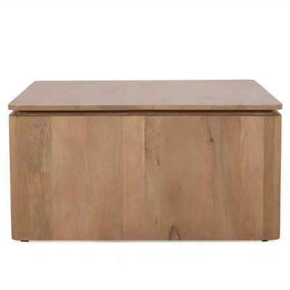Salontafel Dallas Vierkant 80cm van Starfurn, handgemaakt van mangohout