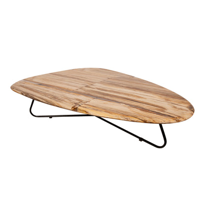 Salontafel Deeba petrified wood 130 PTMD - Salontafel - PTMD - livinglovely.nl