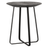 Salontafel Neptunes zwart teakhout Ø40cm DTP Home