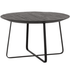 Salontafel Neptunes zwart teakhout Ø60cm DTP Home