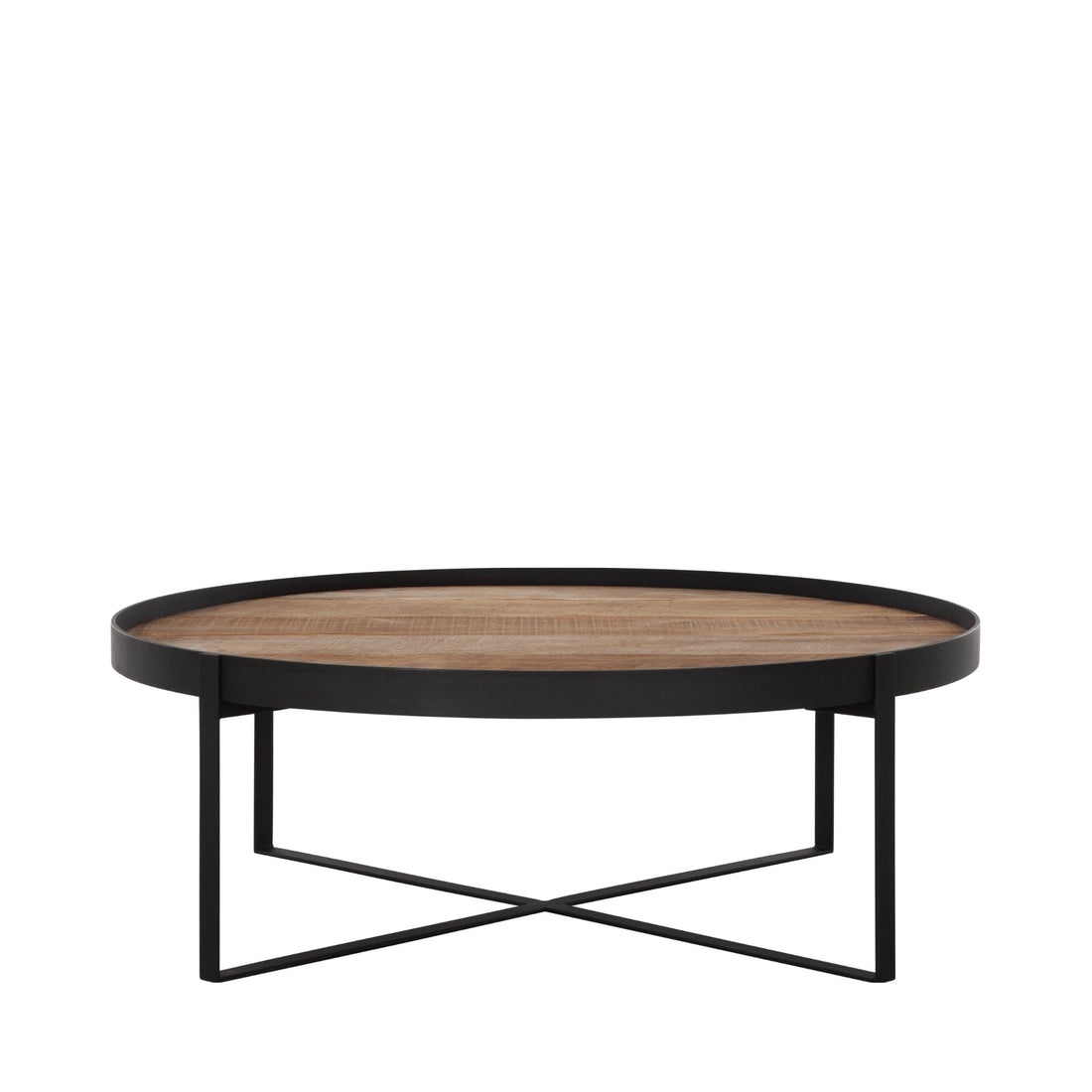 Salontafel Pluto naturel teakhout Ø100cm DTP Home