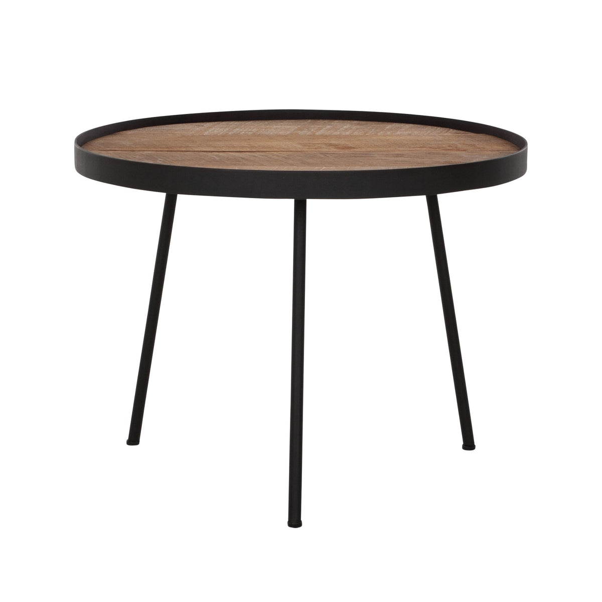 Salontafel Saturnus naturel teakhout Ø50cm DTP Home
