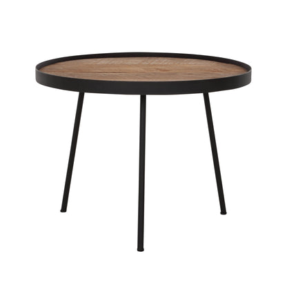 Salontafel Saturnus naturel teakhout Ø50cm DTP Home