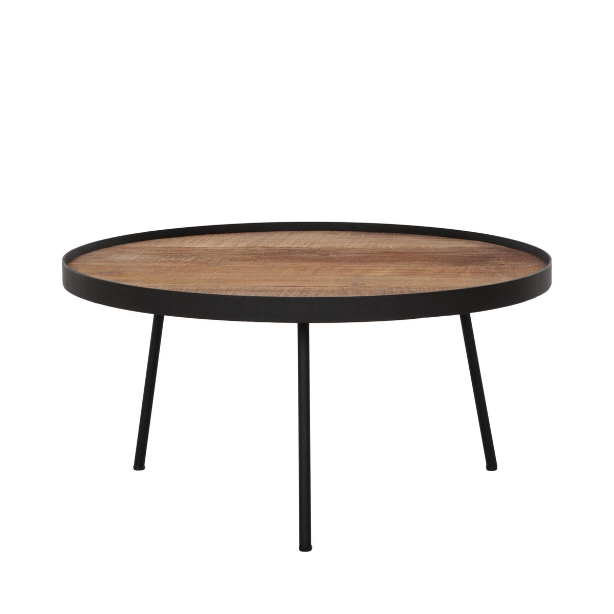 Salontafel Saturnus naturel teakhout Ø60cm DTP Home