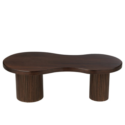 Salontafel Infinityi Mango Houtbruin Small - Salontafel - J-Line - livinglovely.nl