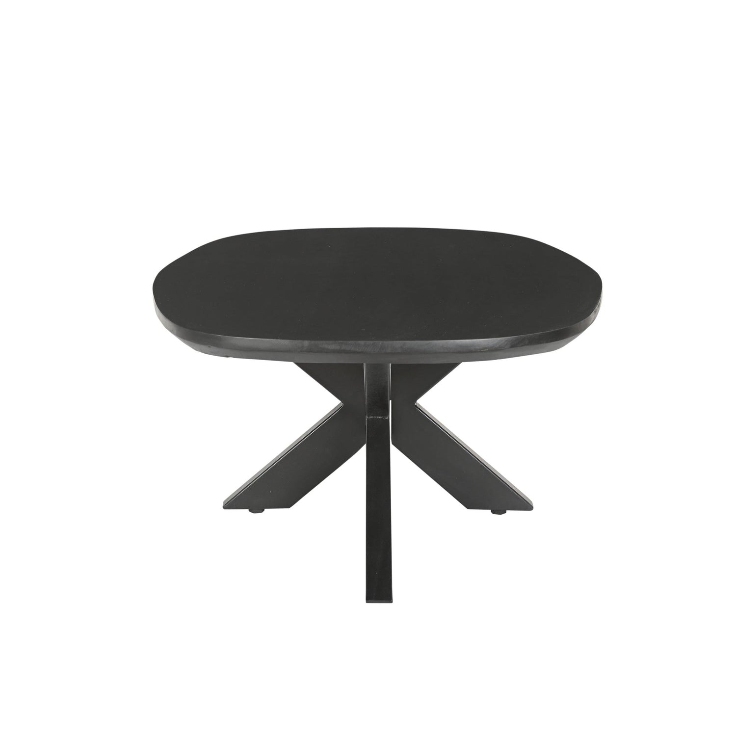 Salontafel Jesper Kala 120cm van de kopse kant gezien