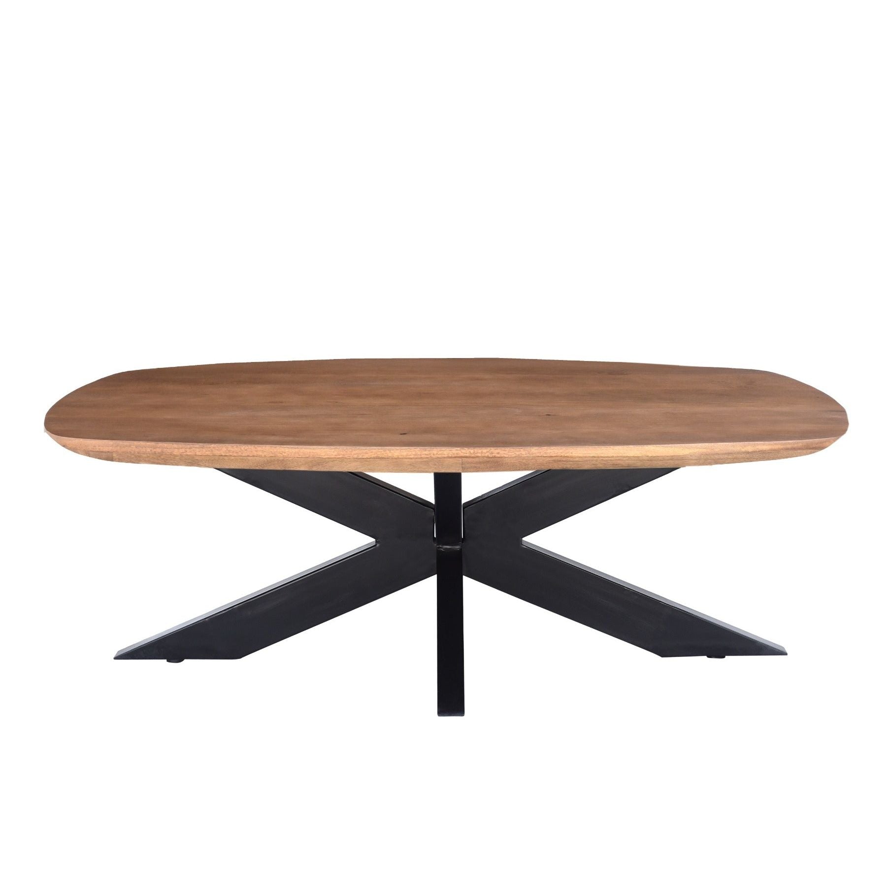 Salontafel Jesper Danish oval mangohout Pecan 120cm van Livingfurn