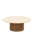 Ronde salontafel Lagoon 90cm van DTP Home in teakhout naturel