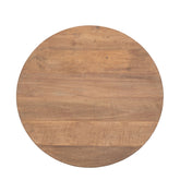 Salontafel Lagoon teakhout naturel in een woonkamer gestyled