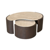 Set van Lume tafels van Starfurn schuin van opzij