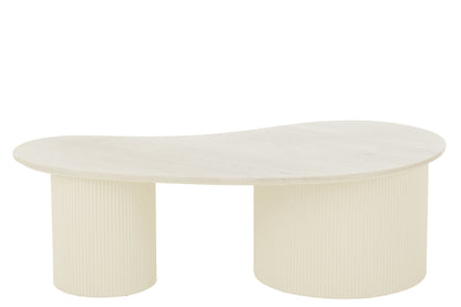 Salontafel Marmer Wit J-Line - Salontafel - J-Line - livinglovely.nl