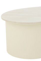 Salontafel Marmer Wit J-Line - Salontafel - J-Line - livinglovely.nl