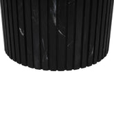 Salontafel Neelim - 91x91x41 cm - Marmer - Zwart PTMD - Salontafel - PTMD - livinglovely.nl