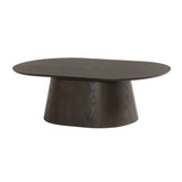 Salontafel Novero espresso schuin vooraanzicht