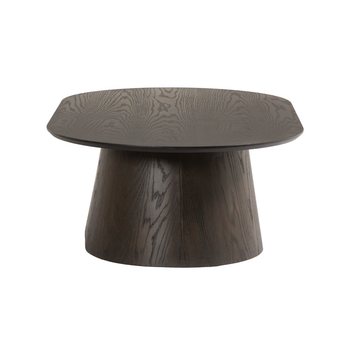 Salontafel Novero espresso 120cm zijaanzicht